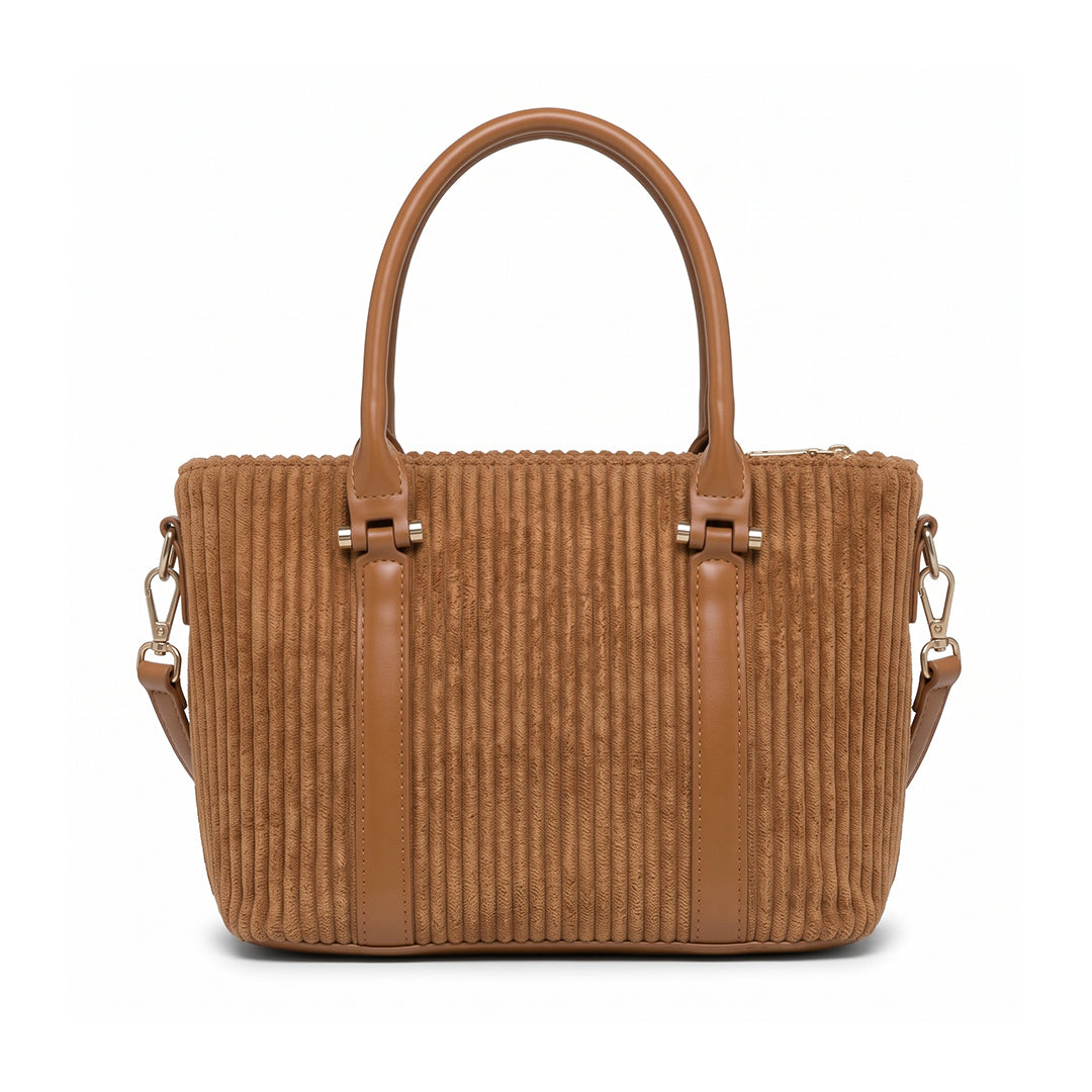 MIN MIN CARAMEL PLISSE CROSSBODY