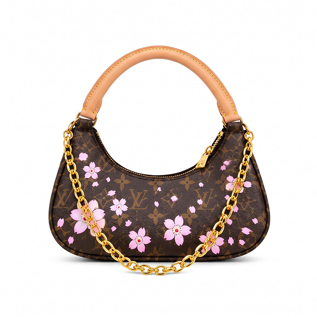 LV Monogram Pink Blossom Shoulder Bag