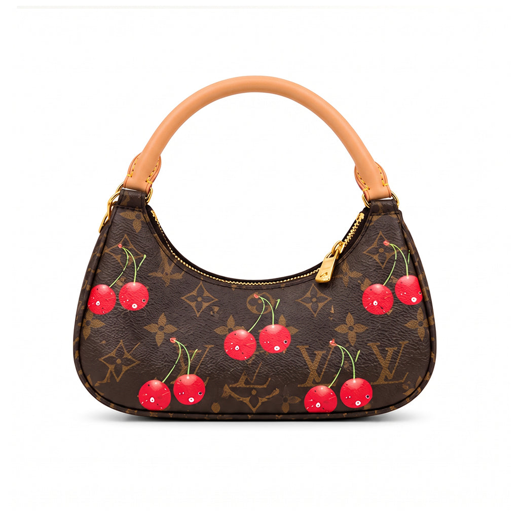 LV Monogram Cherry Print Shoulder Bag