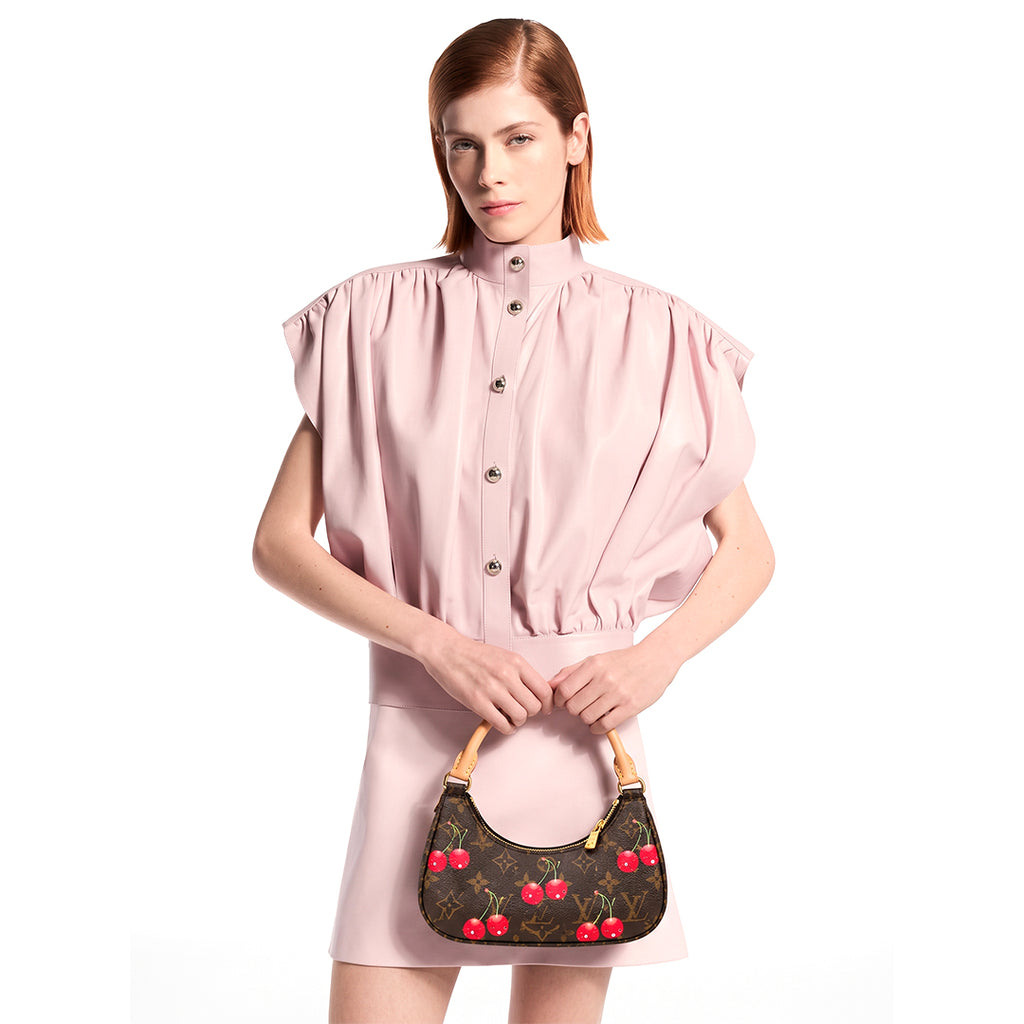 LV Monogram Cherry Print Shoulder Bag