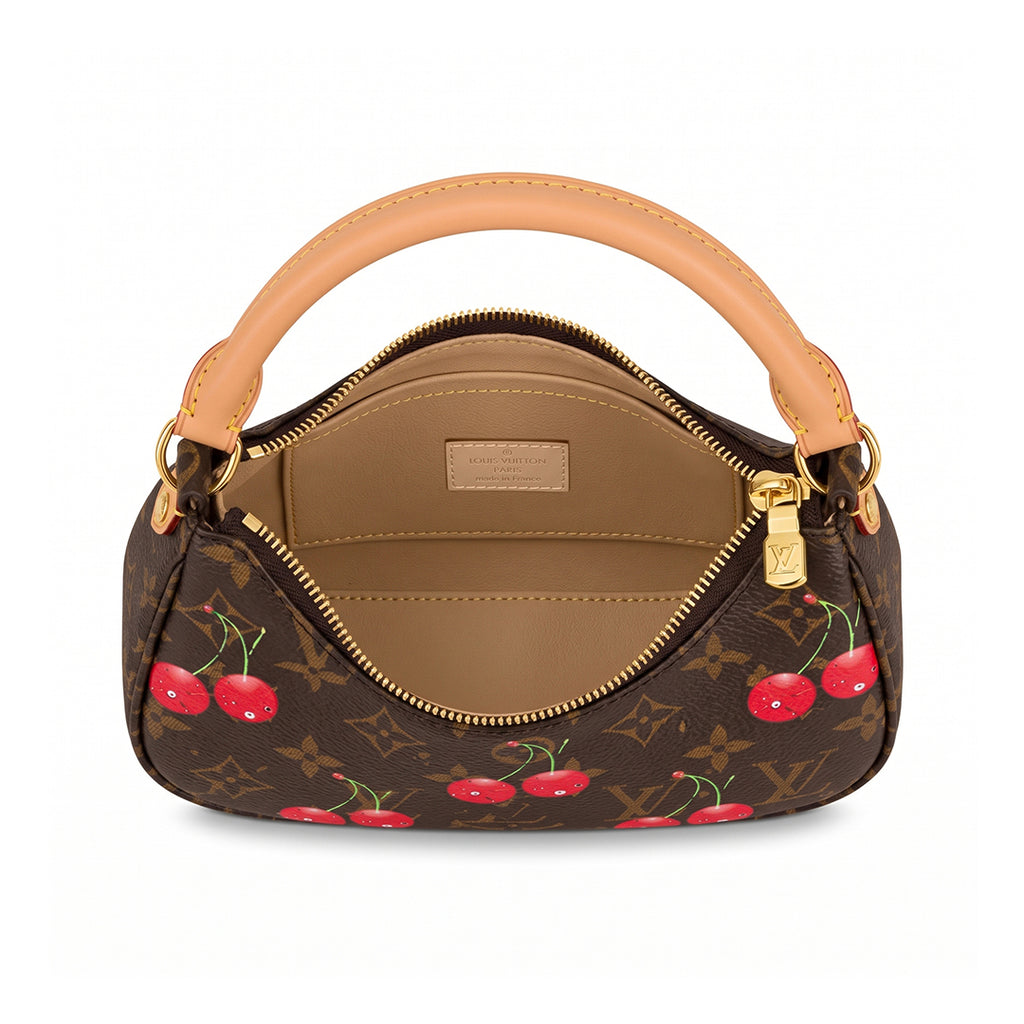 LV Monogram Cherry Print Shoulder Bag